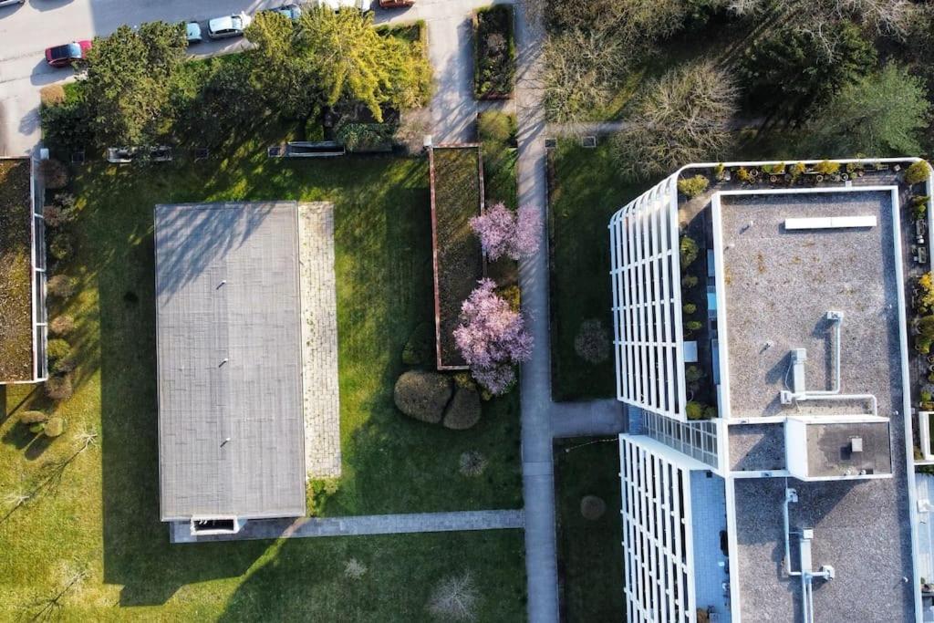 Apartment Mit Balkon Und Privatparkplatz 奥格斯堡 外观 照片