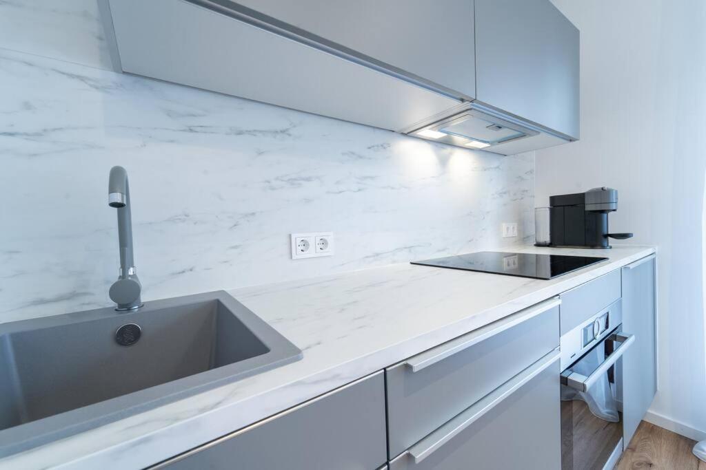 Apartment Mit Balkon Und Privatparkplatz 奥格斯堡 外观 照片