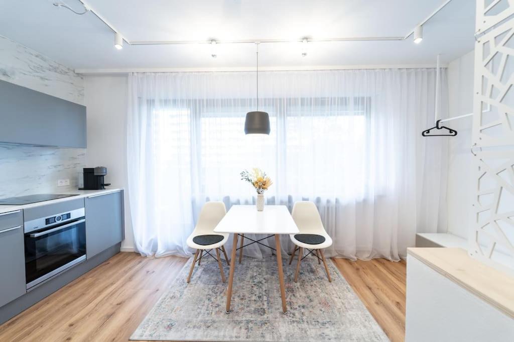 Apartment Mit Balkon Und Privatparkplatz 奥格斯堡 外观 照片